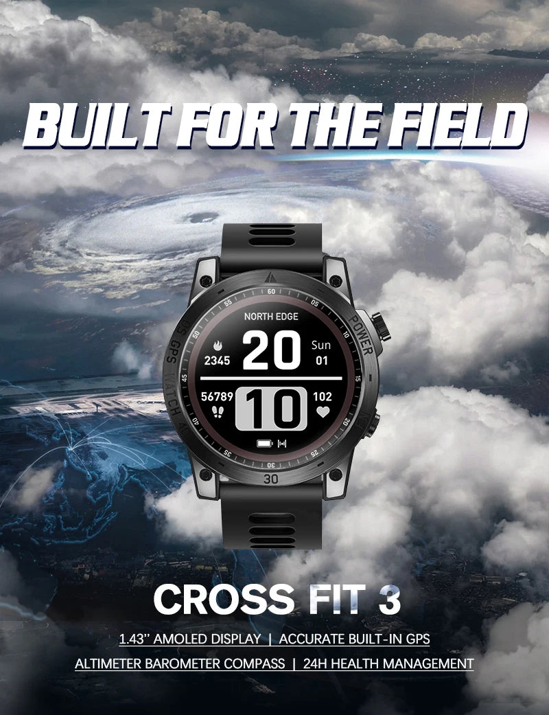 NORTH EDGE 2025 GPS Sport Smart Watch