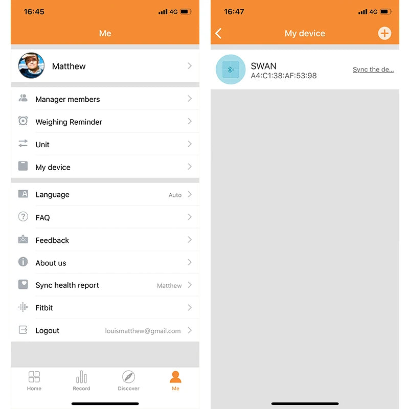 Bluetooth Smart Body Fat Scale – 150KG