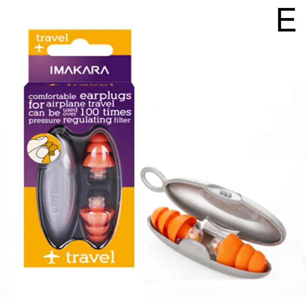 Silicone Noise Reduction Earplugs – Sleep & Soundproof Protection