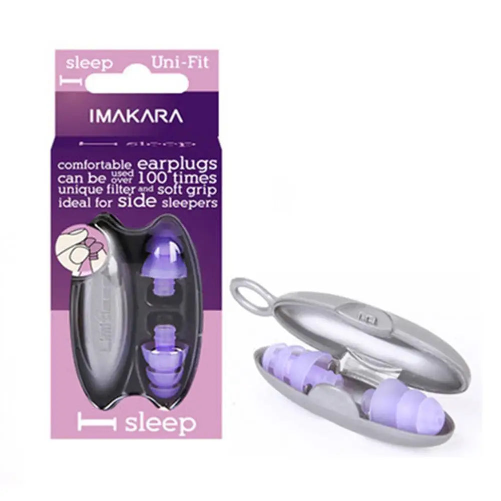 Silicone Noise Reduction Earplugs – Sleep & Soundproof Protection