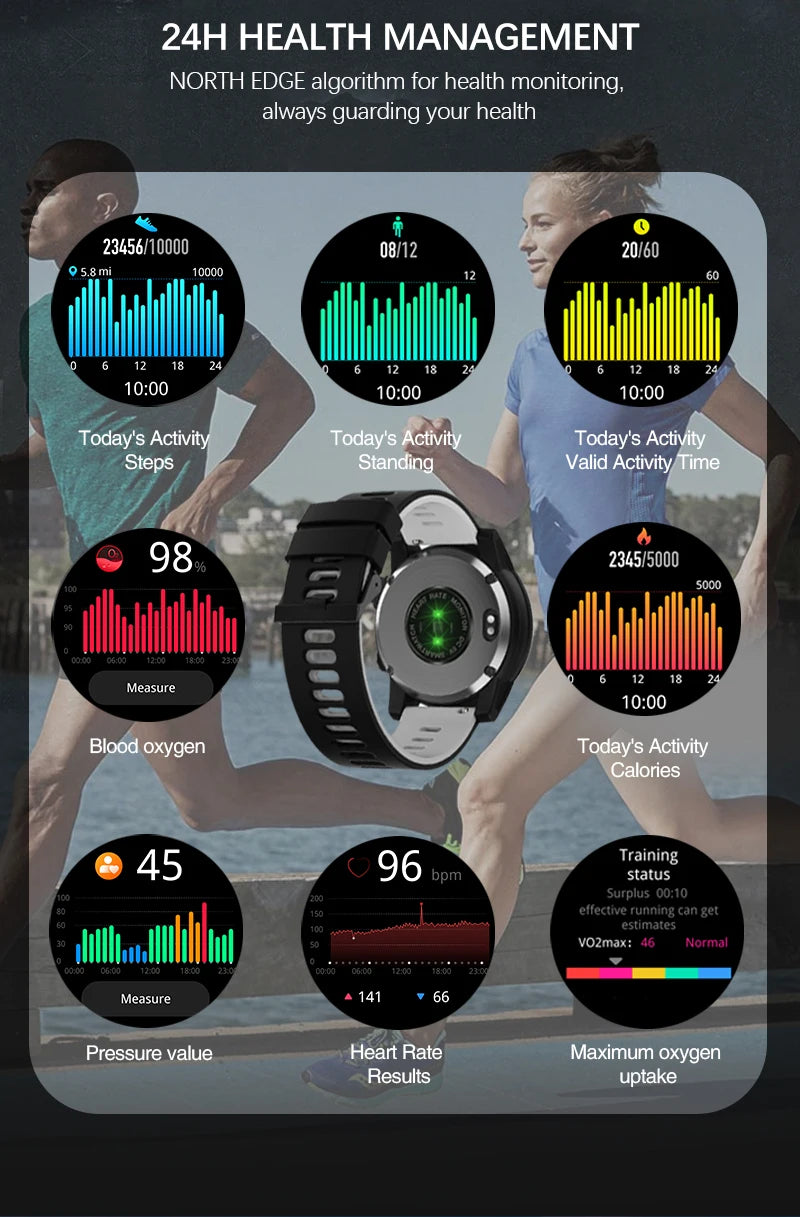 NORTH EDGE 2025 GPS Sport Smart Watch