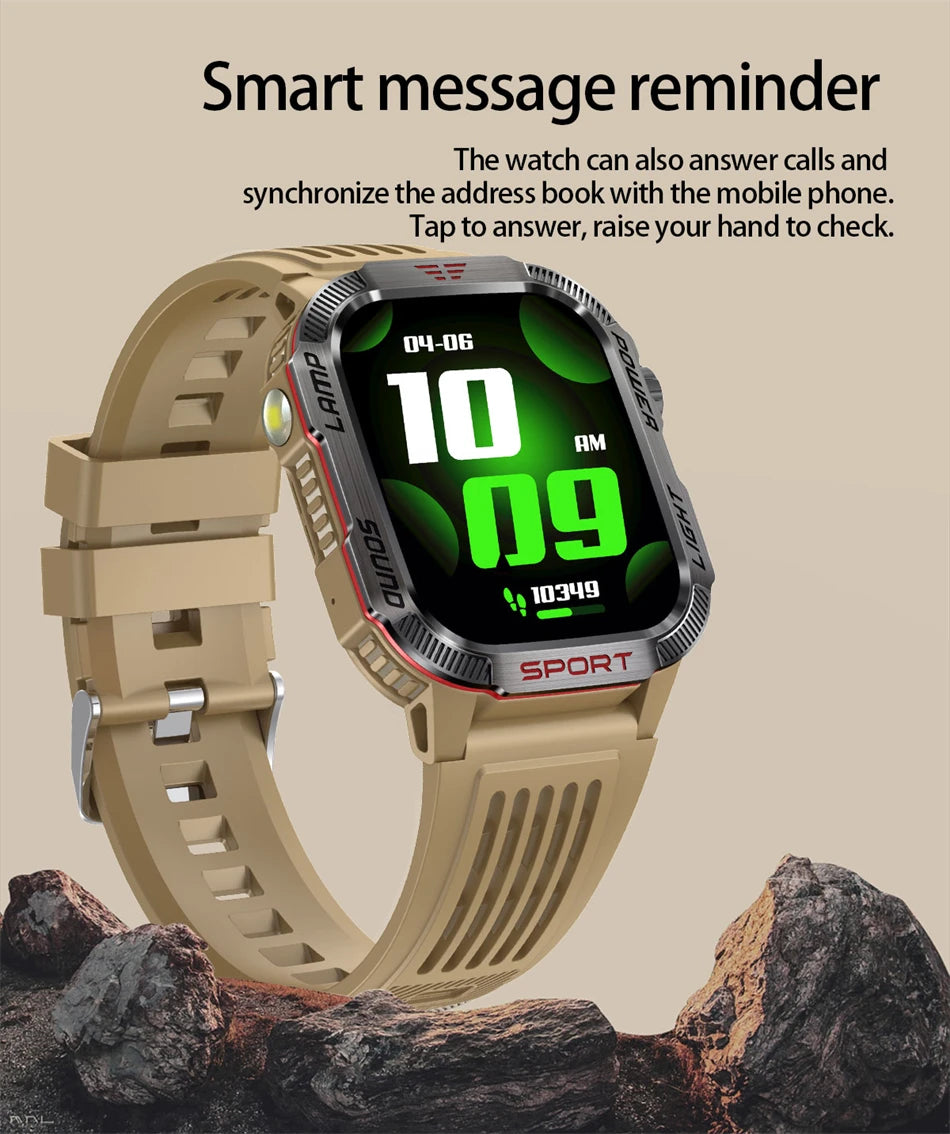 Military GPS Smart Watch – Outdoor Sports Tracker