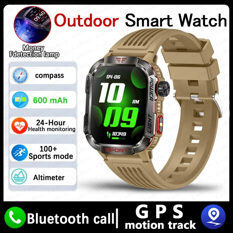 Military GPS Smart Watch – Outdoor Sports Tracker