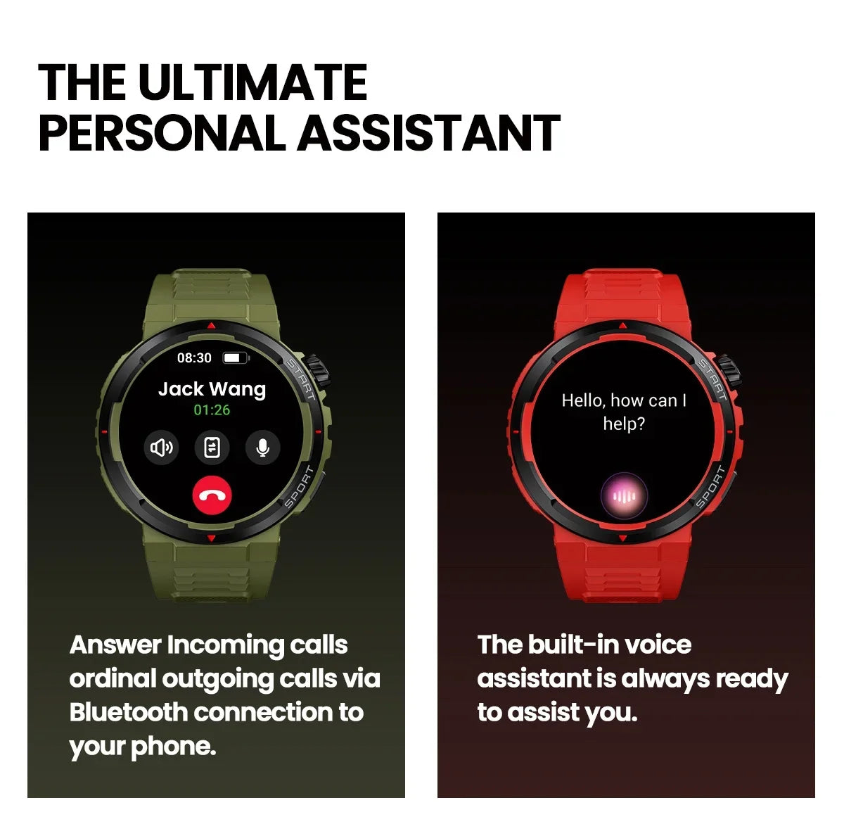 Zeblaze Ares 3 Plus – HD AMOLED Smartwatch