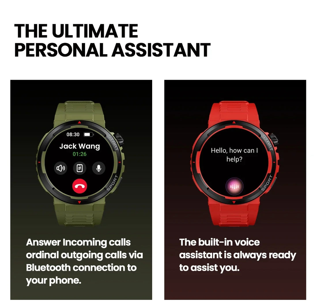 Zeblaze Ares 3 Plus – HD AMOLED Smartwatch