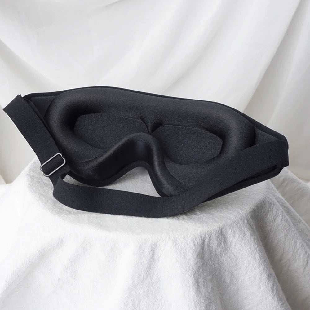 3D Memory Foam Sleep Mask – Light-Blocking Eye Cover