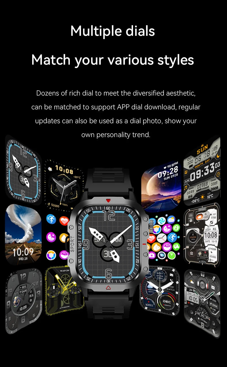 LAXASFIT 2.01" HD Smart Watch
