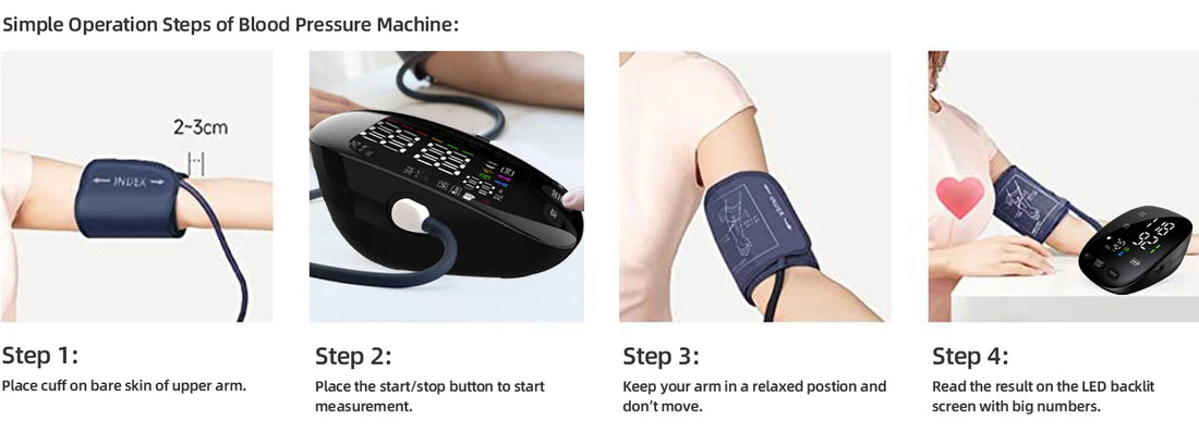 Kingclinic Portable Arm Digital Blood Pressure Monitor