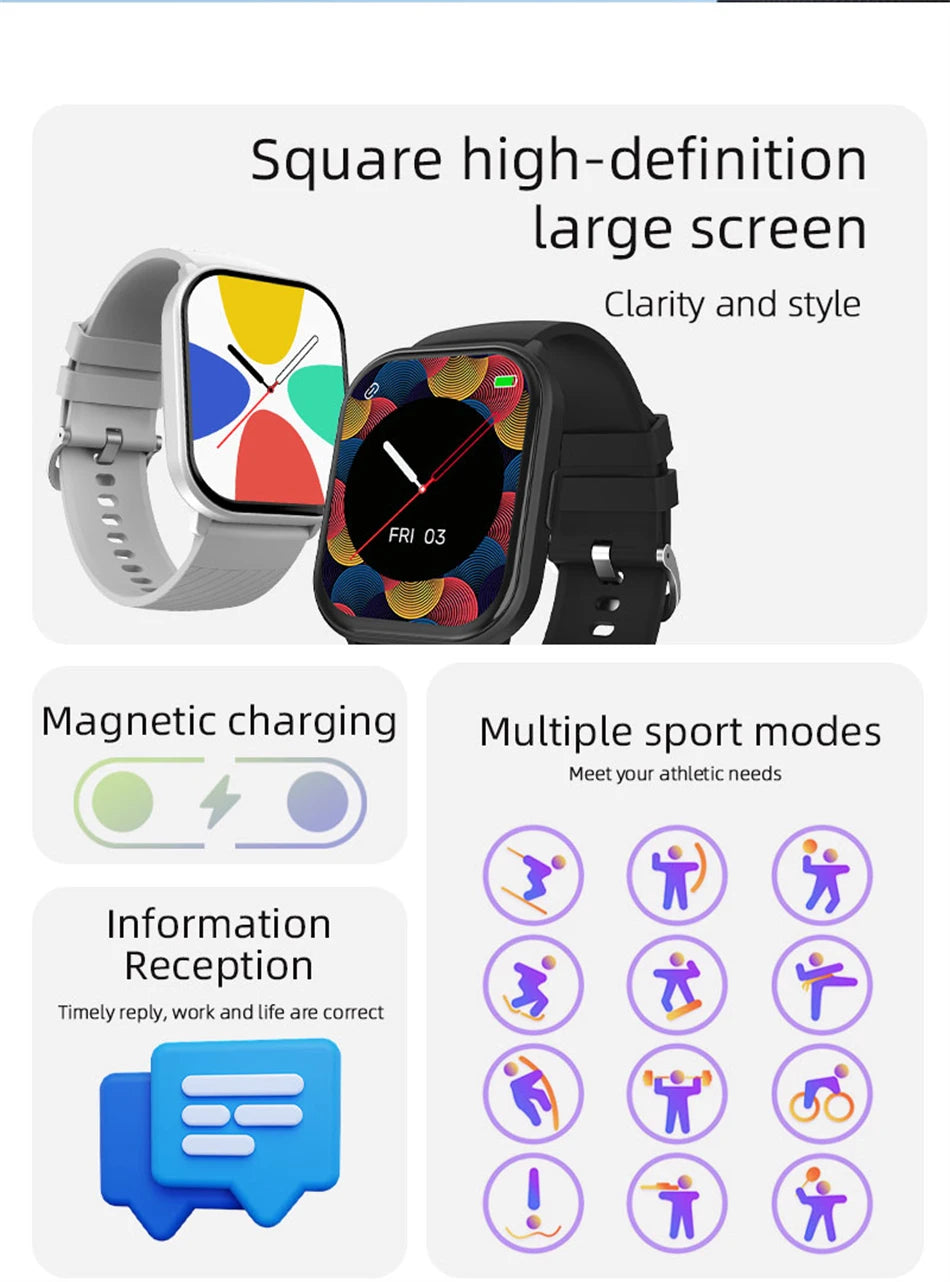 2024 Smart Watch – Heart Rate & Fitness Tracker
