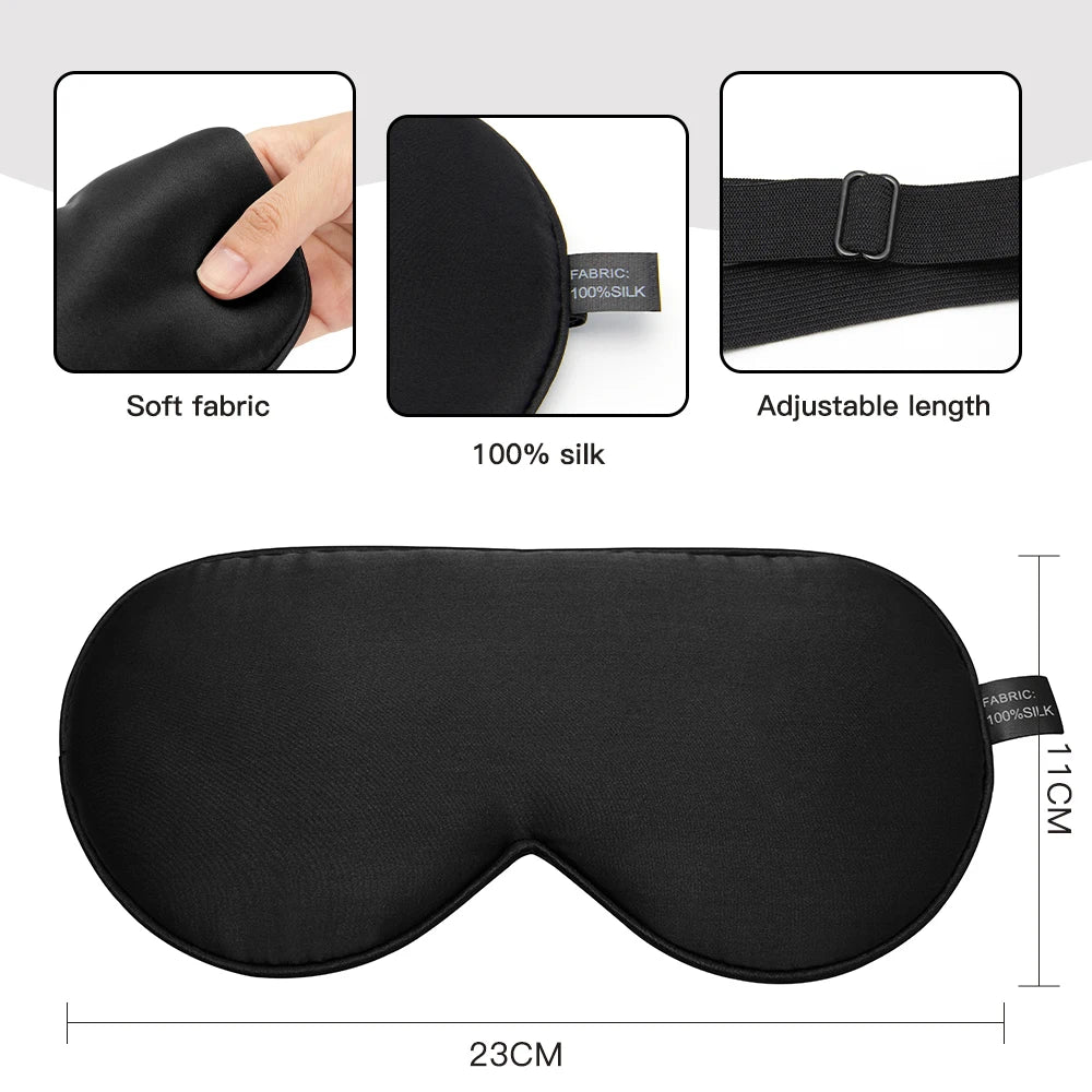 100% Natural Mulberry Silk Sleep Mask