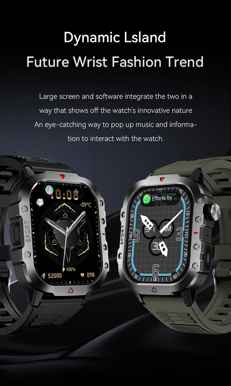 LAXASFIT 2.01" HD Smart Watch
