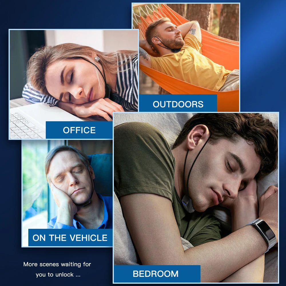 EMS Smart Anti-Snoring Device – USB Rechargeable Sleep Apnea Aid