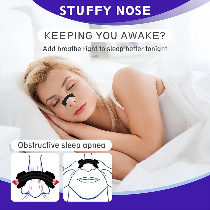 Black Extra Strength Nose Strips – Anti-Snoring