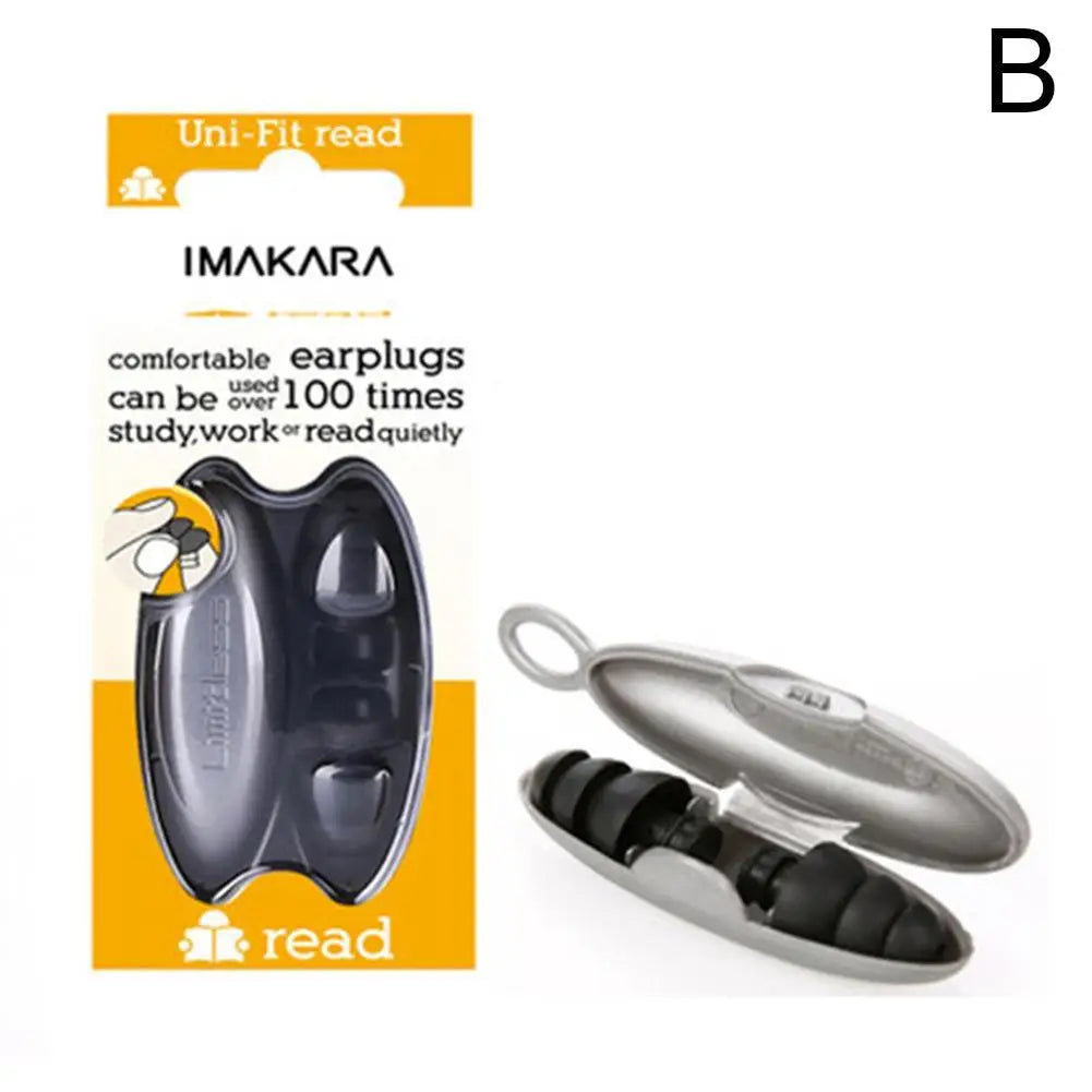 Silicone Noise Reduction Earplugs – Sleep & Soundproof Protection