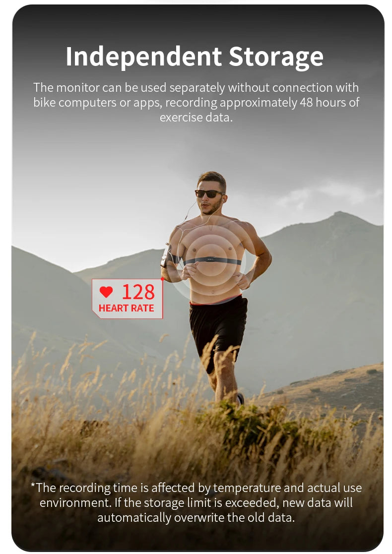 XOSS X2 Pro Heart Rate Monitor Sensor