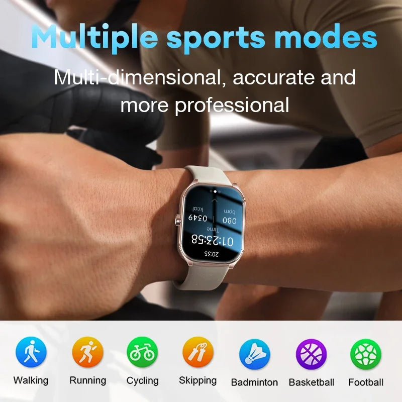2.01" AMOLED Curved Screen Smart Watch