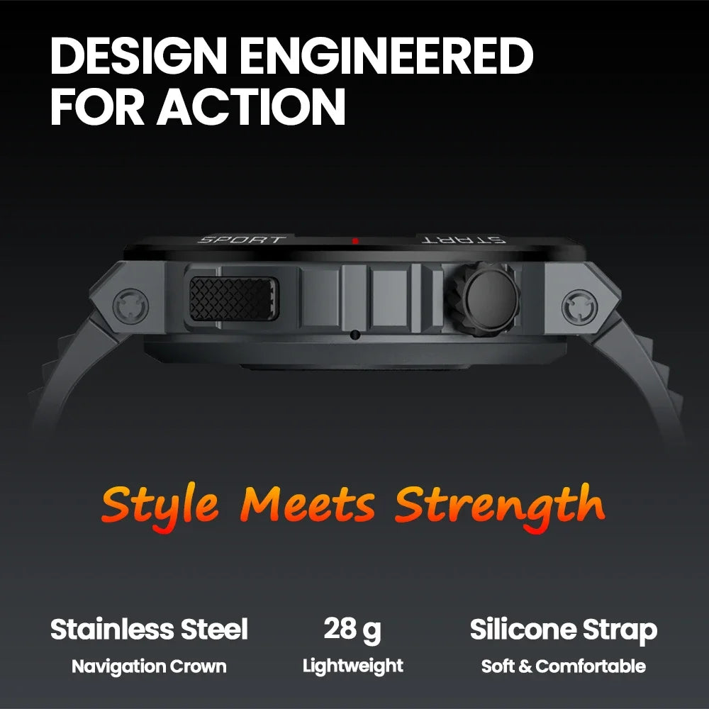 Zeblaze Ares 3 Plus – HD AMOLED Smartwatch